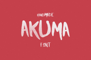 Akuma: The Handmade Display Font Every Crafter Should Try