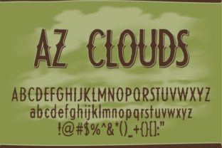 AZ Clouds: A Clean Sans Serif Font for Editorial Display