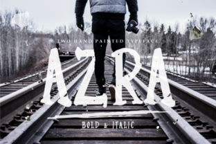 Azra: The Rough-Edged Brush Font for Campaigns With Grit