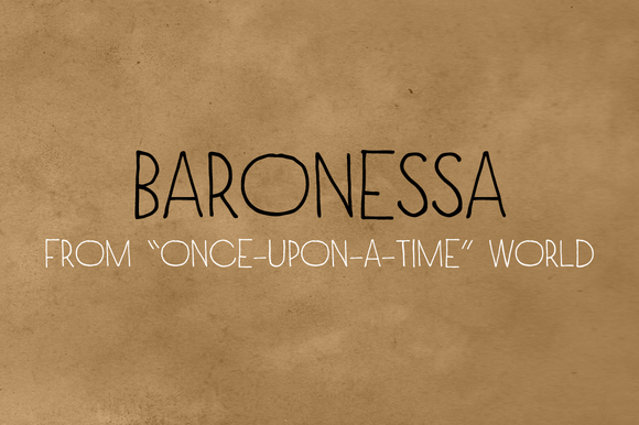 Baronessa Font: A Warm Handmade Display Typeface for Storytellers