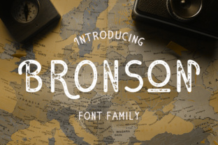 Bronson: A Rough Display Font for Editorial Projects