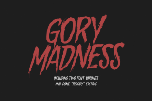 Gory Madness Typeface: A Horror Font for Bold Campaign Graphics