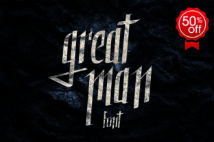 Great Man: A Versatile Display Font for Bold Branding Projects