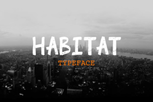 Habitat Font: Modern Marker Style for Digital Branding