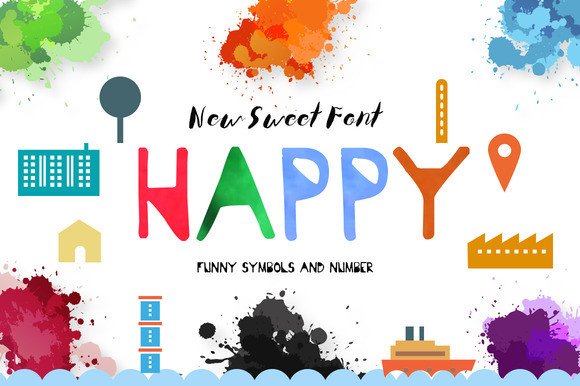 Happy Display Font for Joyful Brand Content