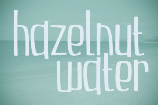 Hazelnut Water: The Playful Comic Display Font for Editorial Creators