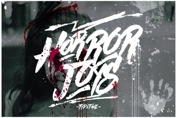 Horror Joys: A Playful Horror-Themed Font for Bold Branding