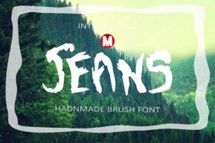 Jeans: A Handmade Brush Font for Modern Makers