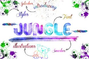 Jungle Font: A Playful Display Typeface for Modern Layouts