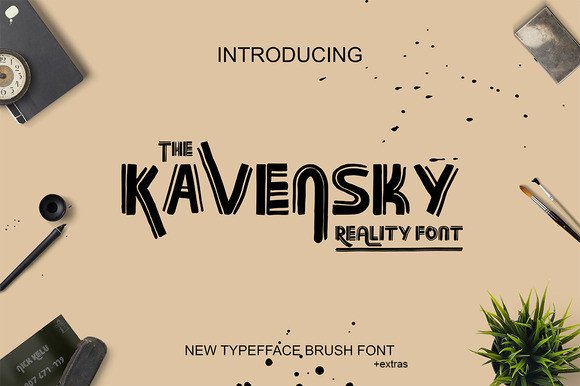 Kavensky: The Display Font That Makes Small Brands Look Big