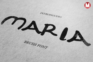Maria: A Fresh Brush Font for Marketing Campaigns