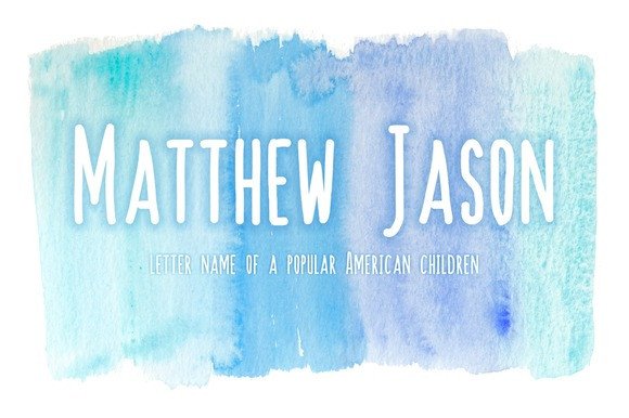 Matthew Jason Font: A Friendly Script for Business Branding