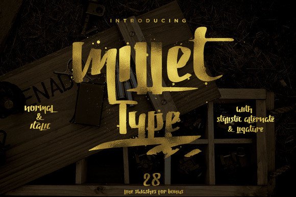 Millet Typeface: Hand-Painted Energy for Modern Web Design