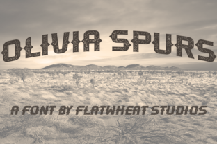 Olivia Spurs: A Display Font for Bold Campaign Headlines