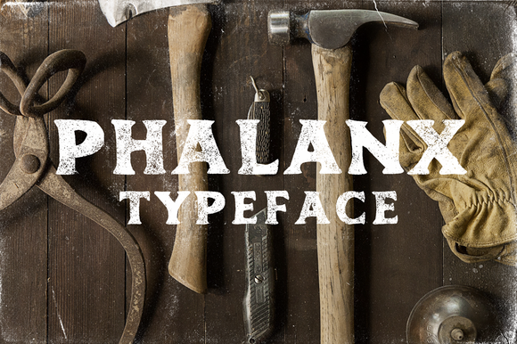 Phalanx: The Hand-Drawn Font That Channels Vintage Print Magic
