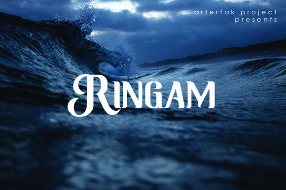 Ringam Display Font: A Vintage Ornate Typeface for Campaigns