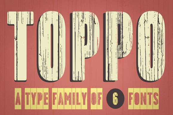Toppo Display Font: Perfect for Handmade Labels & Branding
