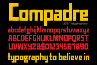 TTD Compadre Font for Strong Web Design Headlines
