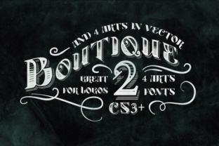 VTKS Boutique Font: A Vintage Display Typeface for Brands